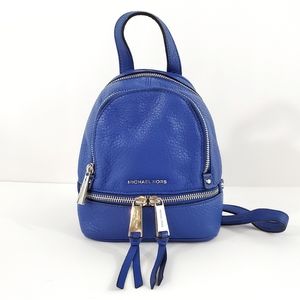 Michael Kors Mini XS Rhea Backpack Purse Crossbody